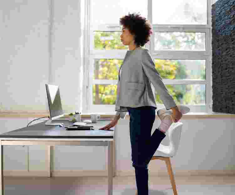 Eight At-Your-Desk Exercises to Combat Risks of Sitting